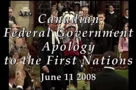 Canadian Federal Government Apology to the First Nations